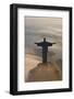 Art Deco Statue of Jesus, Corcovado Mountain, Rio de Janeiro, Brazil-Peter Adams-Framed Photographic Print