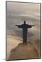 Art Deco Statue of Jesus, Corcovado Mountain, Rio de Janeiro, Brazil-Peter Adams-Mounted Photographic Print