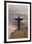 Art Deco Statue of Jesus, Corcovado Mountain, Rio de Janeiro, Brazil-Peter Adams-Framed Photographic Print