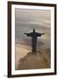 Art Deco Statue of Jesus, Corcovado Mountain, Rio de Janeiro, Brazil-Peter Adams-Framed Premium Photographic Print