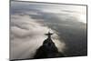 Art Deco Statue of Jesus, Corcovado Mountain, Rio de Janeiro, Brazil-Peter Adams-Mounted Photographic Print