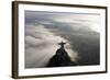 Art Deco Statue of Jesus, Corcovado Mountain, Rio de Janeiro, Brazil-Peter Adams-Framed Photographic Print