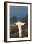 Art Deco Statue of Jesus, Corcovado Mountain, Rio de Janeiro, Brazil-Peter Adams-Framed Photographic Print