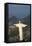 Art Deco Statue of Jesus, Corcovado Mountain, Rio de Janeiro, Brazil-Peter Adams-Framed Stretched Canvas