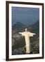 Art Deco Statue of Jesus, Corcovado Mountain, Rio de Janeiro, Brazil-Peter Adams-Framed Premium Photographic Print