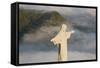 Art Deco Statue of Jesus,On Corcovado Mountain, Rio de Janeiro, Brazil-Peter Adams-Framed Stretched Canvas