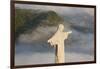 Art Deco Statue of Jesus,On Corcovado Mountain, Rio de Janeiro, Brazil-Peter Adams-Framed Photographic Print