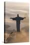 Art Deco Statue of Jesus,On Corcovado Mountain, Rio de Janeiro, Brazil-Peter Adams-Stretched Canvas