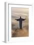 Art Deco Statue of Jesus,On Corcovado Mountain, Rio de Janeiro, Brazil-Peter Adams-Framed Photographic Print