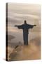 Art Deco Statue of Jesus,On Corcovado Mountain, Rio de Janeiro, Brazil-Peter Adams-Stretched Canvas