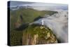 Art Deco Statue of Jesus,On Corcovado Mountain, Rio de Janeiro, Brazil-Peter Adams-Stretched Canvas