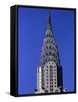 Art Deco Steel Spire of Chrysler Building-Nina Leen-Framed Stretched Canvas