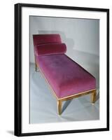 Art Deco Style Bed with Headrest, 1916-Jacques-emile Ruhlmann-Framed Giclee Print