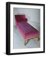 Art Deco Style Bed with Headrest, 1916-Jacques-emile Ruhlmann-Framed Giclee Print