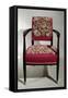 Art Deco Style Chair, Ca 1925-Jacques-emile Ruhlmann-Framed Stretched Canvas