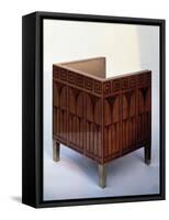 Art Deco Style Chair Inlaid with Satinwood and Brass-Kolo Moser-Framed Stretched Canvas