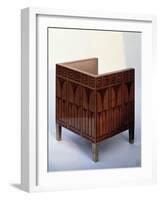 Art Deco Style Chair Inlaid with Satinwood and Brass-Kolo Moser-Framed Giclee Print