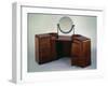 Art Deco Style, Cubist Inspired, Lacquered Dressing Table, 1925-1930-Jean Dunand-Framed Giclee Print