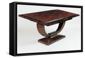 Art Deco Style Dining Room Table, Vuillerme Model, Ca 1925-Jacques-emile Ruhlmann-Framed Stretched Canvas