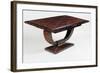 Art Deco Style Dining Room Table, Vuillerme Model, Ca 1925-Jacques-emile Ruhlmann-Framed Giclee Print