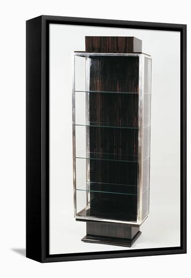 Art Deco Style Display Cabinet-Jacques-emile Ruhlmann-Framed Stretched Canvas