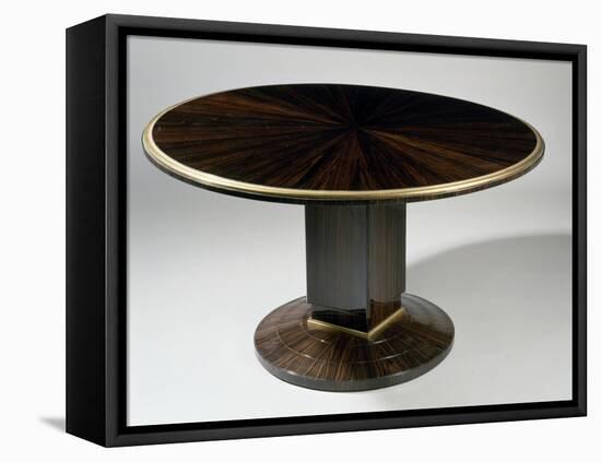 Art Deco-Style Gueridon Table, Ducharne Model, 1930-Jacques-emile Ruhlmann-Framed Stretched Canvas