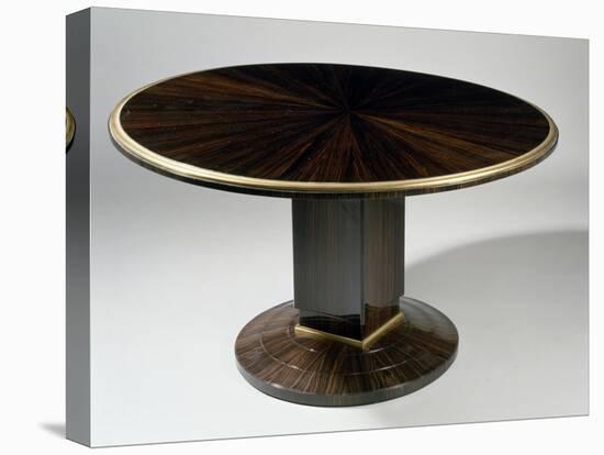 Art Deco-Style Gueridon Table, Ducharne Model, 1930-Jacques-emile Ruhlmann-Stretched Canvas