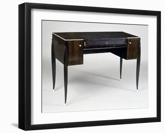 Art Deco Style Ladies Writing Desk, Stamped-Jacques-emile Ruhlmann-Framed Giclee Print