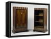 Art Deco Style Mini Bar and Bookcase, Stelcavgo Model, 1928 and 1927-Jacques-emile Ruhlmann-Framed Stretched Canvas