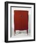 Art Deco Style Red Lacquered Cabinet-Jacques-emile Ruhlmann-Framed Giclee Print