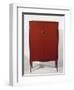 Art Deco Style Red Lacquered Cabinet-Jacques-emile Ruhlmann-Framed Giclee Print