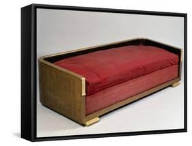 Art Deco-Style Sofa, Ducharnebronz Model, 1925-Jacques-emile Ruhlmann-Framed Stretched Canvas