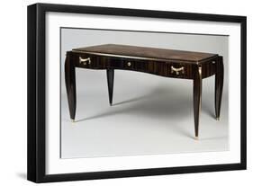 Art Deco Style Writing Desk, Ambassade 25 Model, 1933-Jacques-emile Ruhlmann-Framed Giclee Print