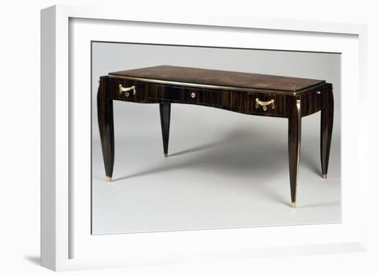 Art Deco Style Writing Desk, Ambassade 25 Model, 1933-Jacques-emile Ruhlmann-Framed Giclee Print