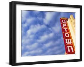 Art-Deco Uptown Theater, Napa, Napa Valley Wine Country, Northern California, Usa-Walter Bibikow-Framed Premium Photographic Print