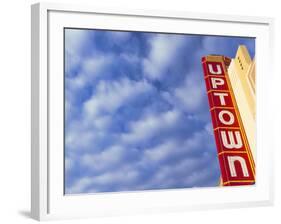 Art-Deco Uptown Theater, Napa, Napa Valley Wine Country, Northern California, Usa-Walter Bibikow-Framed Photographic Print