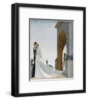 Art Deco Wedding-null-Framed Art Print