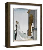 Art Deco Wedding-null-Framed Art Print