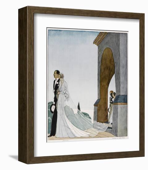 Art Deco Wedding-null-Framed Art Print