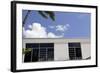 Art Deco Welcome Center, Lummus Park, Ocean Drive, Miami South Beach, Art Deco District-Axel Schmies-Framed Photographic Print