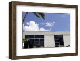 Art Deco Welcome Center, Lummus Park, Ocean Drive, Miami South Beach, Art Deco District-Axel Schmies-Framed Photographic Print