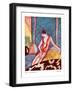 Art Deco Woman, Magazine Plate, France, 1920-null-Framed Giclee Print