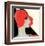 Art Deco Woman with Red Hat-Helen Dryden-Framed Art Print