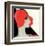 Art Deco Woman with Red Hat-Helen Dryden-Framed Art Print