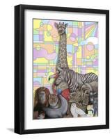 Art Deco Zoo-Howie Green-Framed Giclee Print