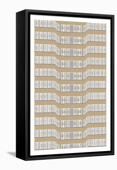 Art Deco-Sarah Evans-Framed Stretched Canvas