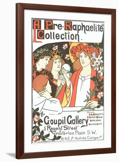 Art Exhibition Poster, London-null-Framed Art Print