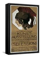 Art Exhibition Poster, Munich-null-Framed Stretched Canvas