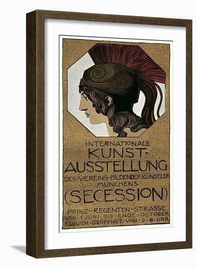 Art Exhibition Poster, Munich-null-Framed Art Print