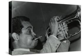 Art Farmer on the Flugelhorn at the Bell, Codicote, Hertfordshire, 25 February 1985-Denis Williams-Stretched Canvas